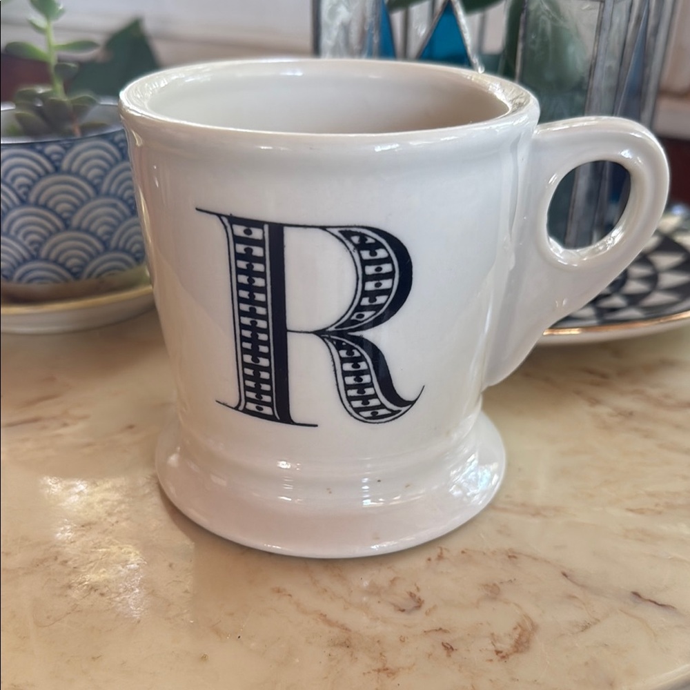 Anthropologie Monogram Mug R
